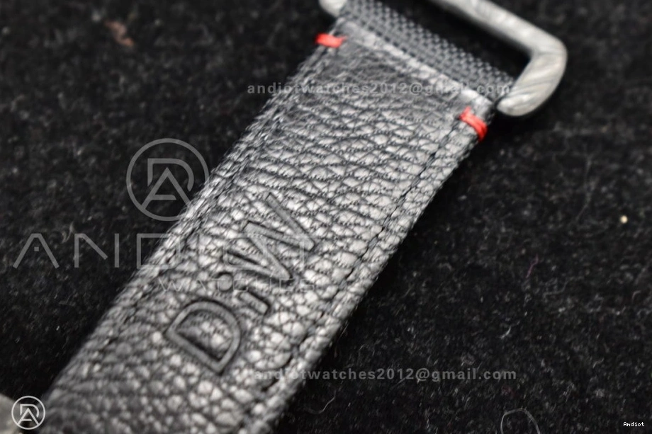 Nylon VSF Carbon Submariner VS3135 Edition Dial Best Black DIW on Red 1:1 Black Strap 0208